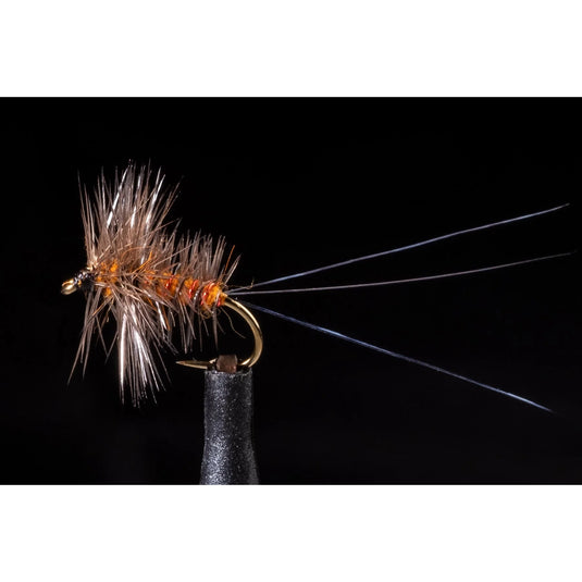 Palmered Spinner Orange Freshwater Fly-Lure - Freshwater Fly-Manic Tackle Project-