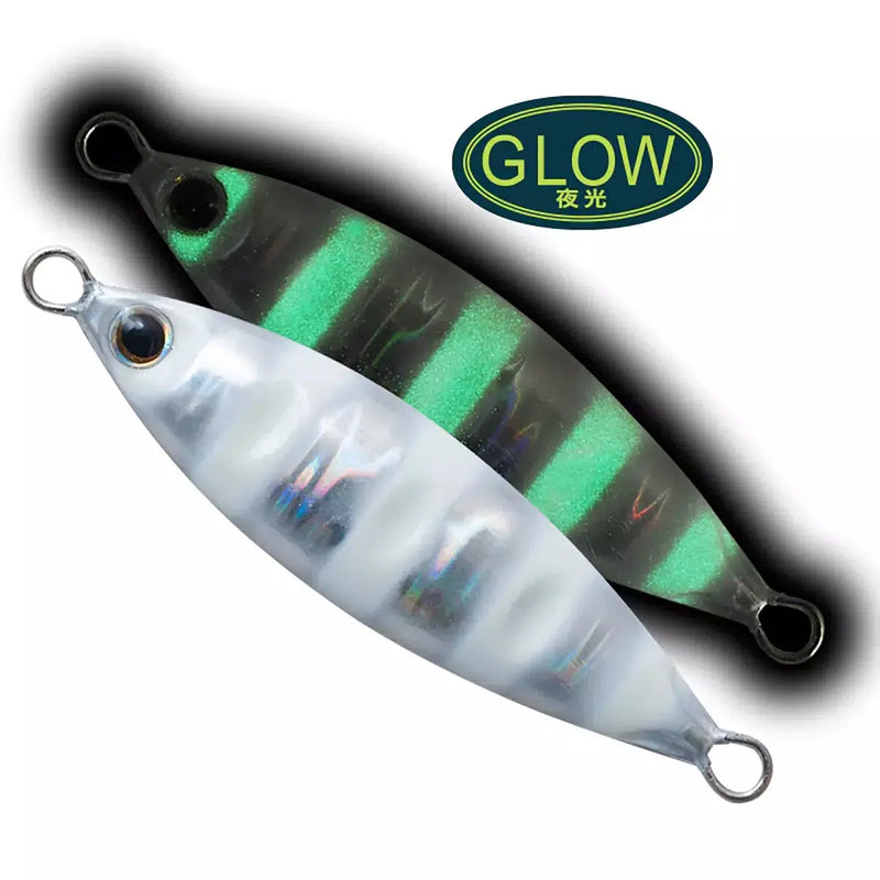Load image into Gallery viewer, Palms Slow Blatt Cast Crater Lake Shore Slow Jig-Lure - Jig-Palms Anglers Republic-Zebra Glow MG-530-58mm/15g-Fishing Station