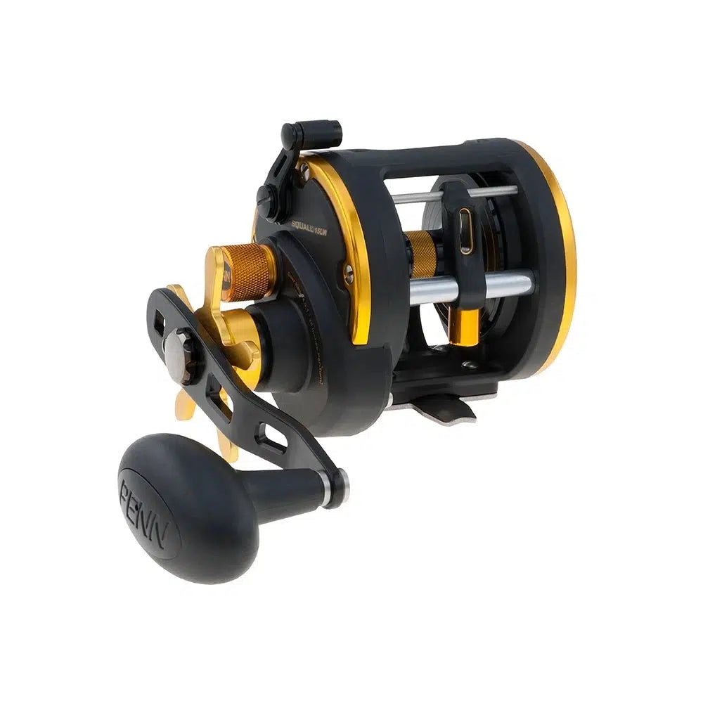 Penn Squall II Level Wind – Moulinet Multiplicateur Puissant, 3+1 Roulements, Frein HT-100, Bateau/Kayak/Rive