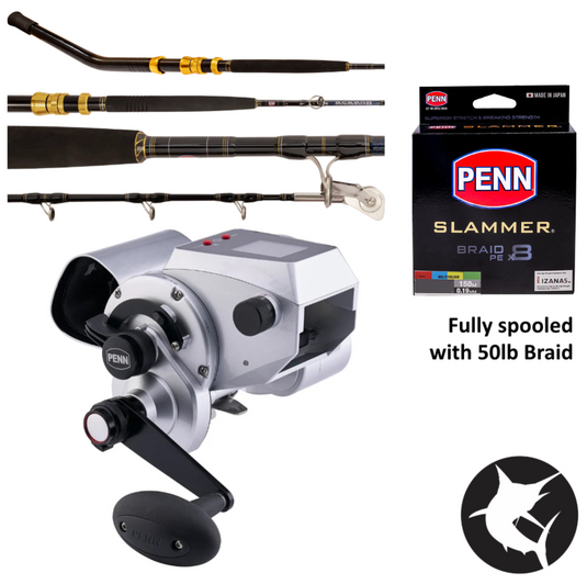 Penn Ocean Assassin II 602OXH Rod / Penn Fathom 50 Reel Electric Combo
