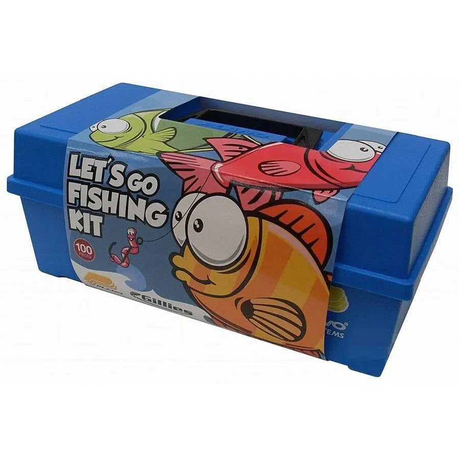 Plano Blue 100 Piece Kit Tackle Box – Fishing Station