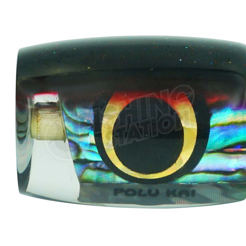 Load image into Gallery viewer, Polu Kai 6" Caveman-Lure - Skirted Trolling-Polu Kai-Black Head/Red Stripe-Fishing Station