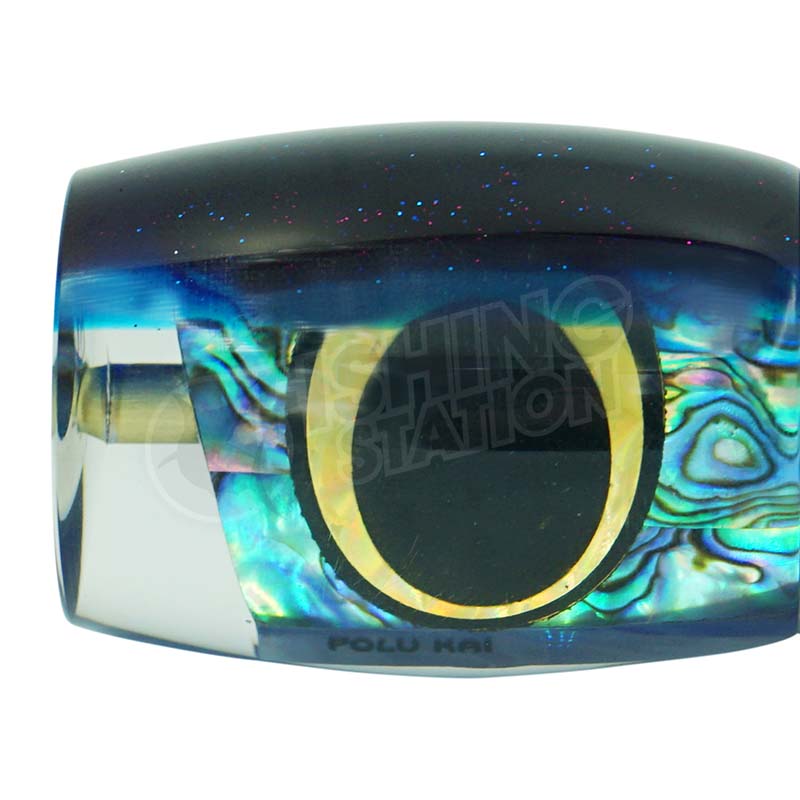 Load image into Gallery viewer, Polu Kai 6" Caveman-Lure - Skirted Trolling-Polu Kai-Purple Head/Blue Stripe-Fishing Station