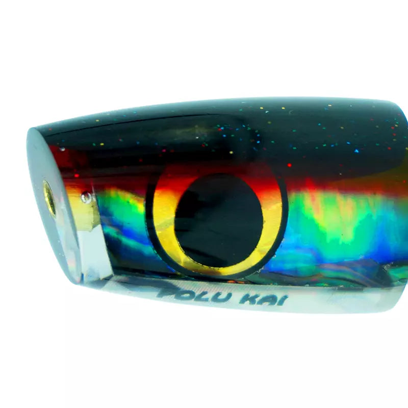 Load image into Gallery viewer, Polu Kai 6" Mac Nut-Lure - Skirted Trolling-Polu Kai-Black Head/Red Stripe-Fishing Station