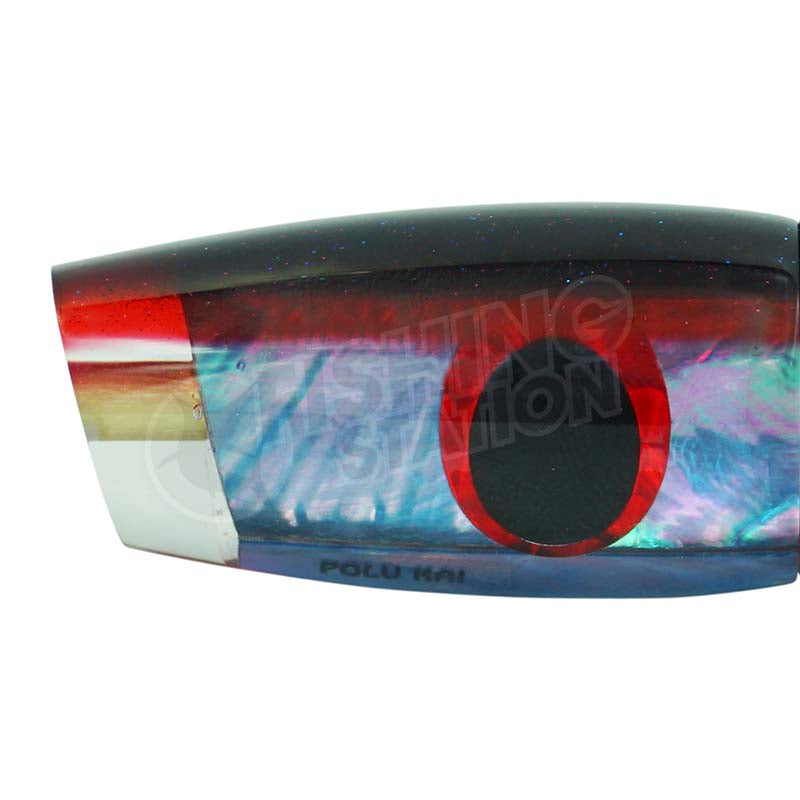 Load image into Gallery viewer, Polu Kai 7" Polu Plunger-Lure - Skirted Trolling-Polu Kai-Purple Head/Pink Stripe-Fishing Station