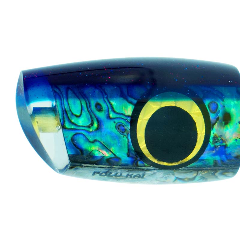 Load image into Gallery viewer, Polu Kai 7" Polu Diver-Lure - Skirted Trolling-Polu Kai-Purple Head/Blue Stripe-Fishing Station