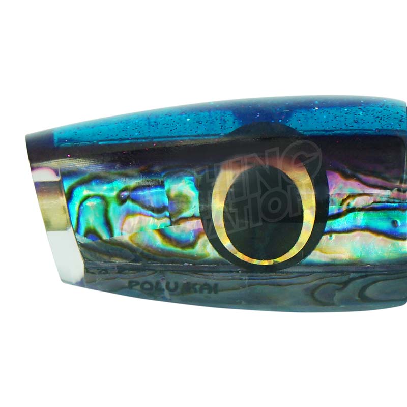 Load image into Gallery viewer, Polu Kai 9" Polu Plunger-Lure - Skirted Trolling-Polu Kai-Blue Head/Purple Stripe-Fishing Station