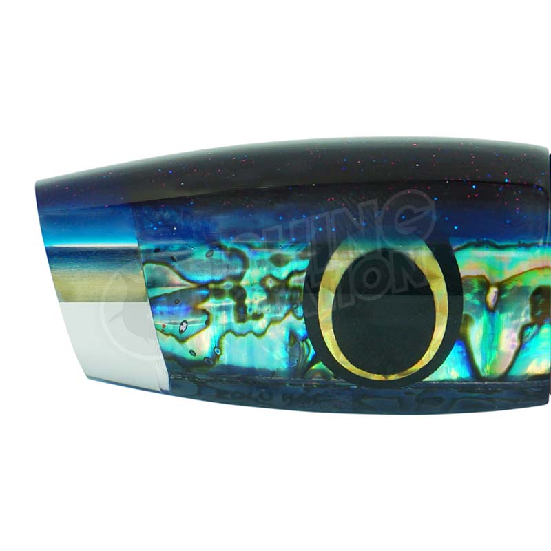 Load image into Gallery viewer, Polu Kai 9" Polu Plunger-Lure - Skirted Trolling-Polu Kai-Purple Head/Blue Stripe-Fishing Station