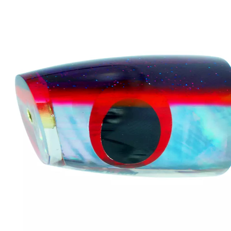 Load image into Gallery viewer, Polu Kai 9" Mac Nut-Lure - Skirted Trolling-Polu Kai-Purple Head/Pink Stripe-Fishing Station