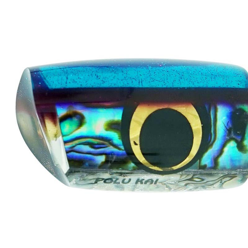 Load image into Gallery viewer, Polu Kai 9" Polu Diver-Lure - Skirted Trolling-Polu Kai-Blue Head/Purple Stripe-Fishing Station