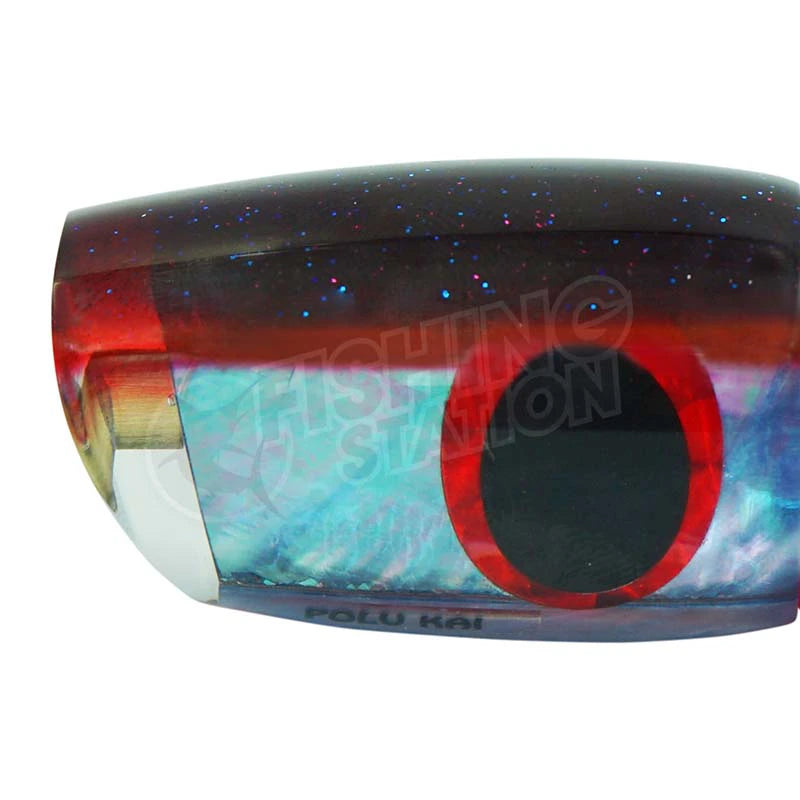 Load image into Gallery viewer, Polu Kai 9" Polu Diver-Lure - Skirted Trolling-Polu Kai-Purple Head/Pink Stripe-Fishing Station