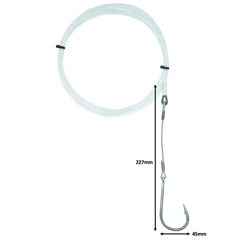 Load image into Gallery viewer, Quick Rig PA'A Trolling Lure Single Hook Rig-Pre-Made Game Rigs-Fishing Station-10/0 400lb-Fishing Station