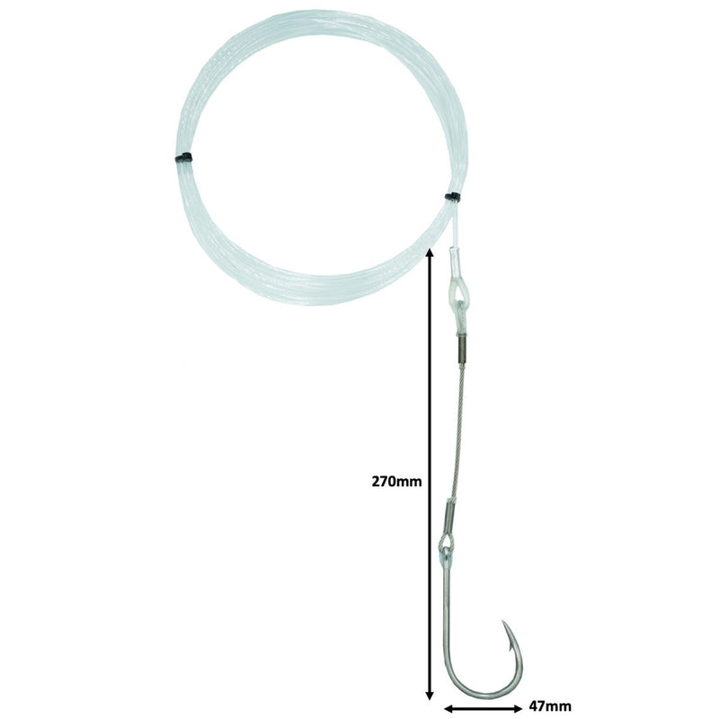 Load image into Gallery viewer, Quick Rig PA'A Trolling Lure Single Hook Rig-Pre-Made Game Rigs-Fishing Station-11/0 500lb-Fishing Station