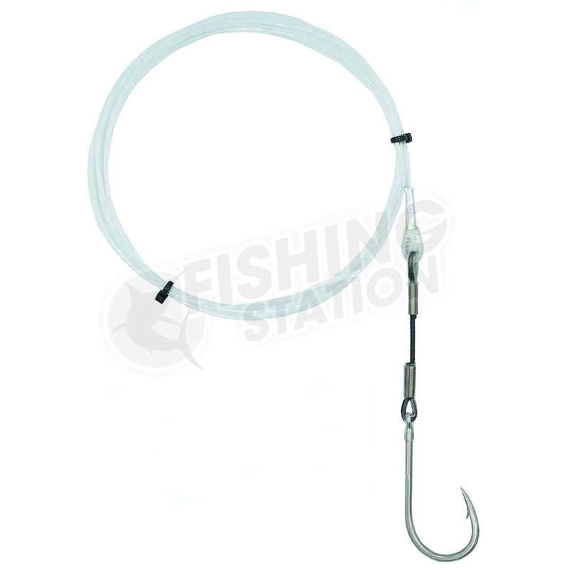 Load image into Gallery viewer, Quick Rig PA'A Trolling Lure Single Hook Rig-Pre-Made Game Rigs-Fishing Station-8/0 250lb-Fishing Station