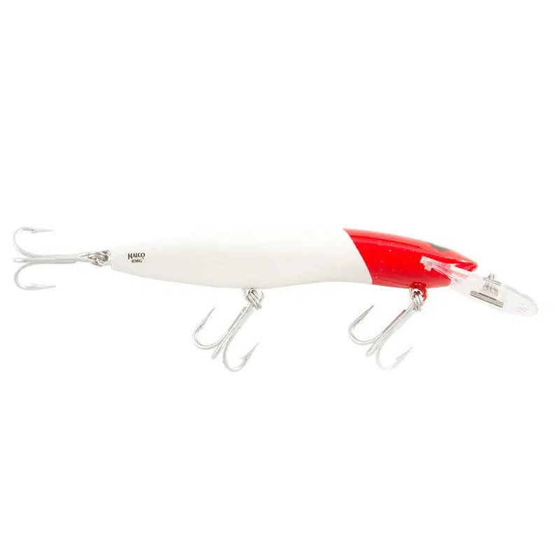 Load image into Gallery viewer, RMG Scorpion Deep Diver Lure-Lure - Hardbody-Halco-125mm-H53 White Redhead-Fishing Station