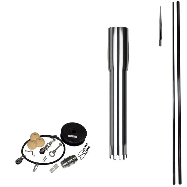 Reelax Drop In Centre Shotgun Rigger with 3.0M Outrigger Pole & Rigging Complete Kit