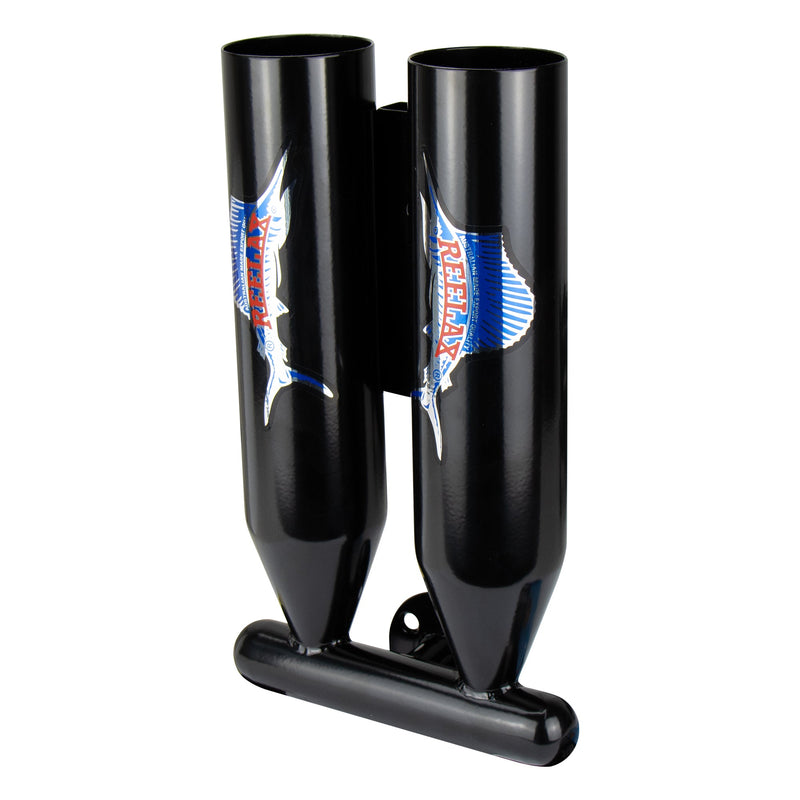 Load image into Gallery viewer, Reelax Black Edition Live Bait/Slimy Twin Tube Through Transom Concealed Inlet Stainless Steel-Live Bait Tubes-Reelax-Fishing Station