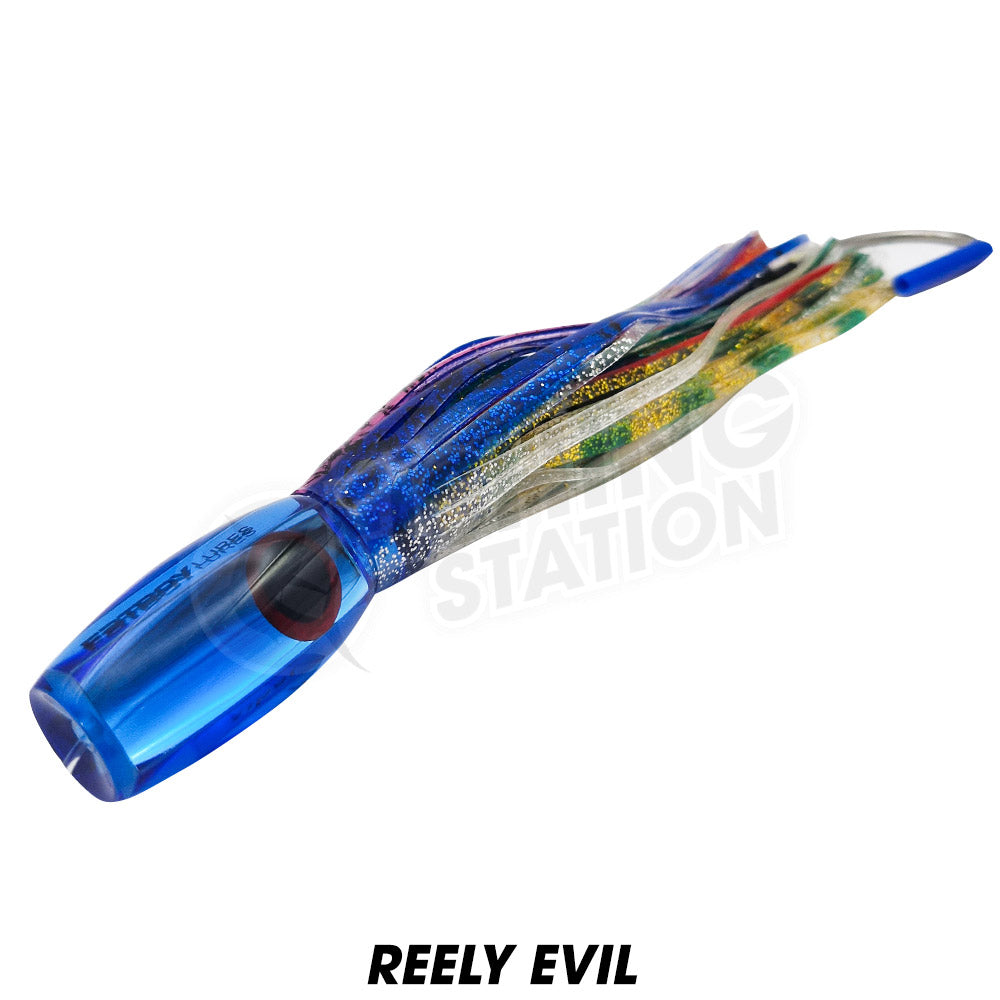 Fatboy Lures 6" Viper with Custom Single Hook Rig Skirted Trolling Lure