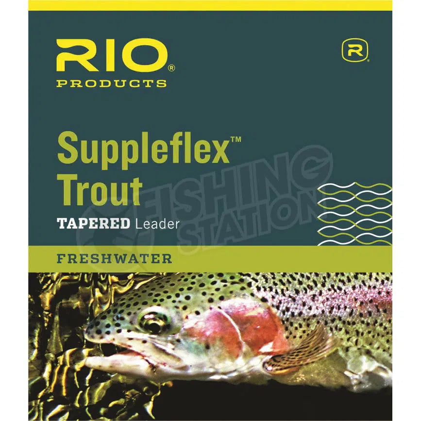 Rio Suppleflex Trout Tapered Leader – Fishing Station