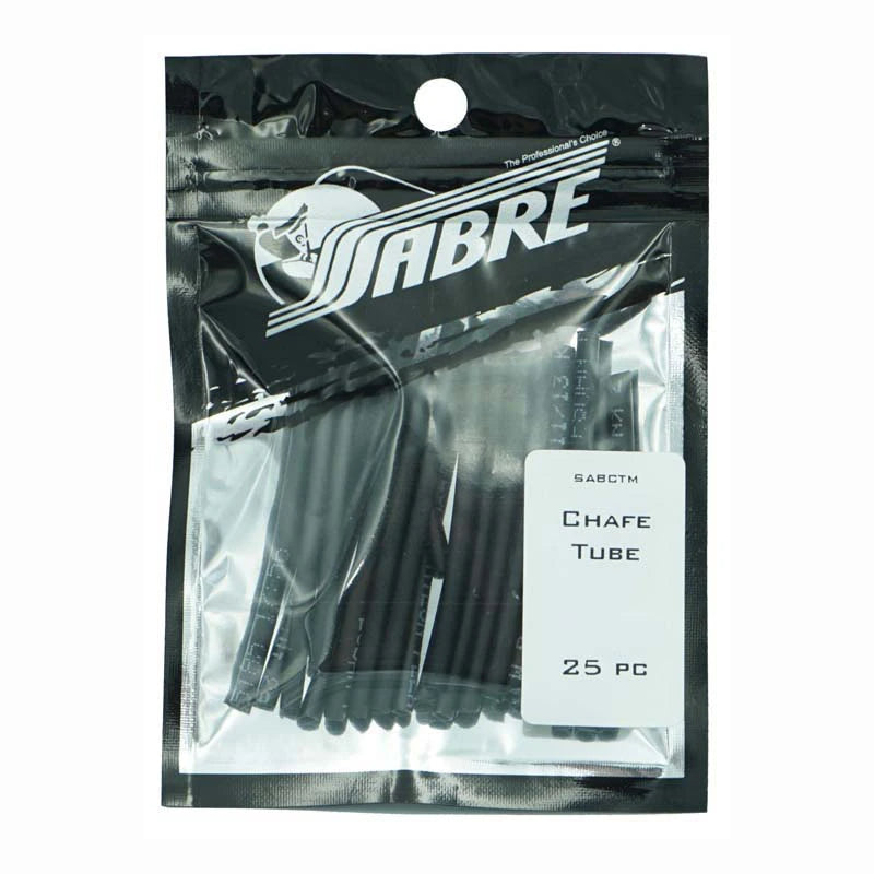 Sabre Chafe Tube-Terminal Tackle - Beads & Tubing-Sabre-Black - Medium (25pc)-Fishing Station