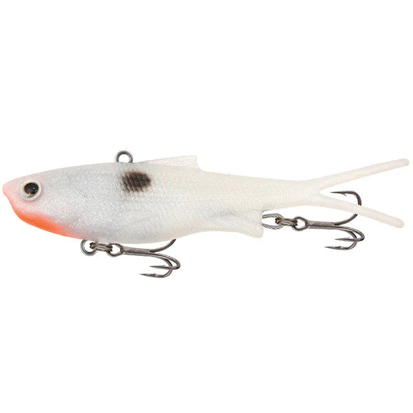 Load image into Gallery viewer, Samaki Vibelicious Fork 100mm 20g Soft Vibe Lure-Lure - Blades & Vibe-Samaki-Pearl White-Fishing Station