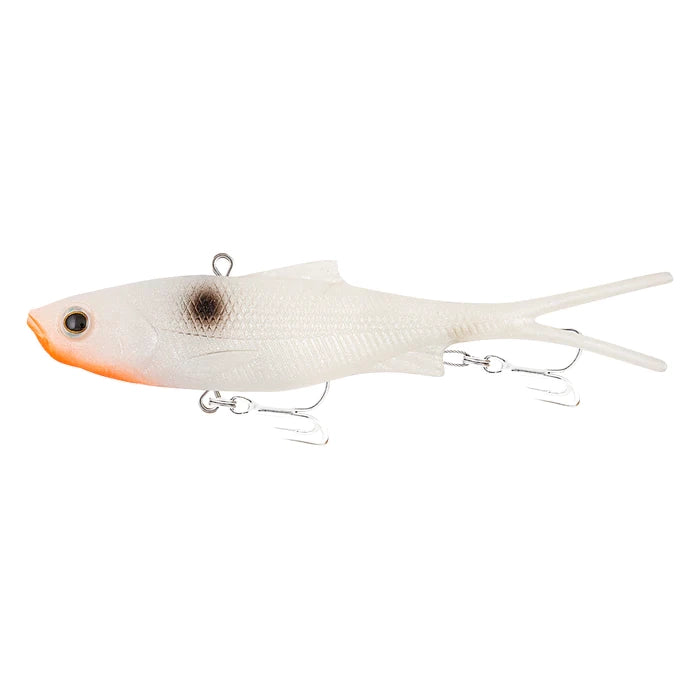 Load image into Gallery viewer, Samaki Vibelicious Fork 125mm 30g Soft Vibe Lure-Lure - Blades & Vibe-Samaki-Pearl White-Fishing Station