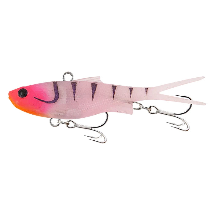 Load image into Gallery viewer, Samaki Vibelicious Fork 85mm 14g Soft Vibe Lure-Lure - Blades & Vibe-Samaki-Ghost Bait UV-Fishing Station
