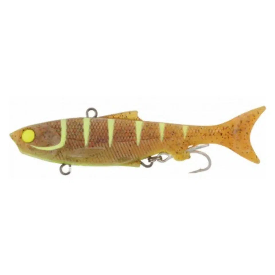 Samaki Vibelicious Thumper Soft Vibe Lure-Lure - Blades & Vibe-Samaki-Chartreuse Ginger Squid-70mm / 10g-Fishing Station