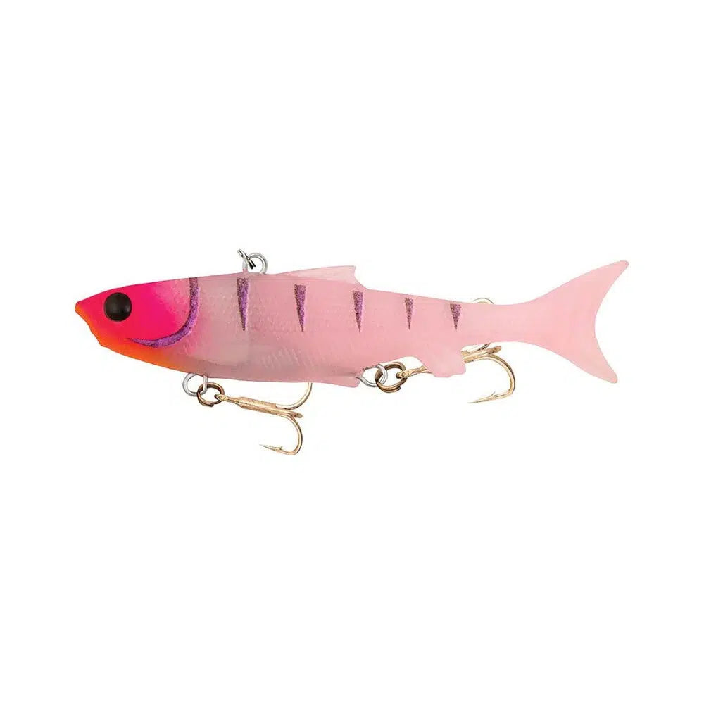 Samaki Vibelicious Thumper Soft Vibe Lure-Lure - Blades & Vibe-Samaki-Fairy Floss-70mm / 10g-Fishing Station