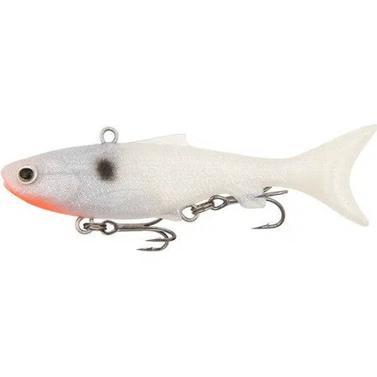 Samaki Vibelicious Thumper Soft Vibe Lure-Lure - Blades & Vibe-Samaki-Pearl White-100mm / 22g-Fishing Station