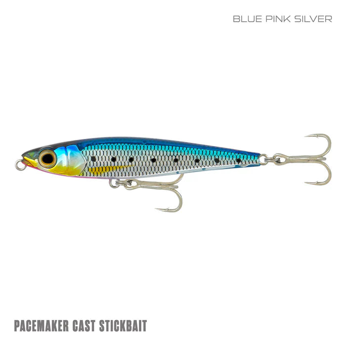 Load image into Gallery viewer, Samaki Pacemaker Cast Stickbait-Lure - Hardbody-Samaki-85mm-Blue Pink Silver-Fishing Station