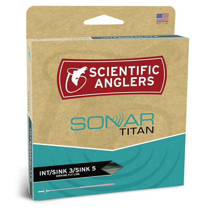 Scientific Anglers Sonar Titan Triple Density INT / SINK 3 / SINK 5-Fly Fishing - Fly Line & Leader-Scientific Anglers-INT/S3/S5 Gr/Olive/Charcoal WF6S Textured-Fishing Station