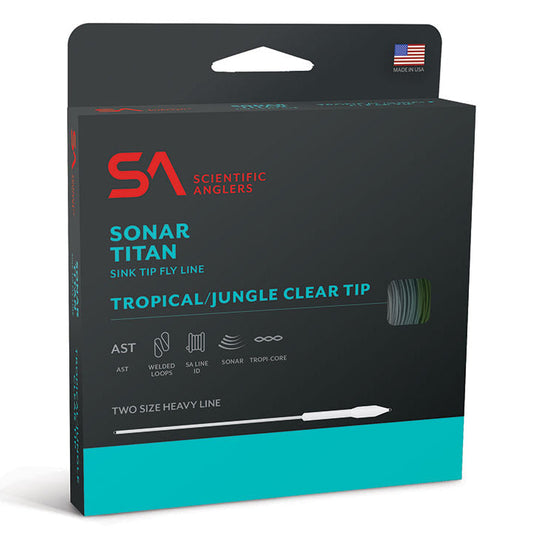 Scientific Anglers Sonar Titan Tropical Clear Tip Fly Line-Fly Fishing - Fly Line & Leader-Scientific Anglers-WF7F/I-Fishing Station