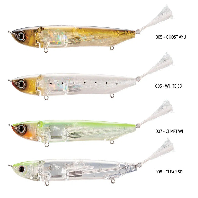 Load image into Gallery viewer, Shimano Bantam JIJIL FlashBoost 115mm Stickbait Lure-Lure - Poppers, Stickbaits & Pencils-Shimano-008 Clear SD-Fishing Station