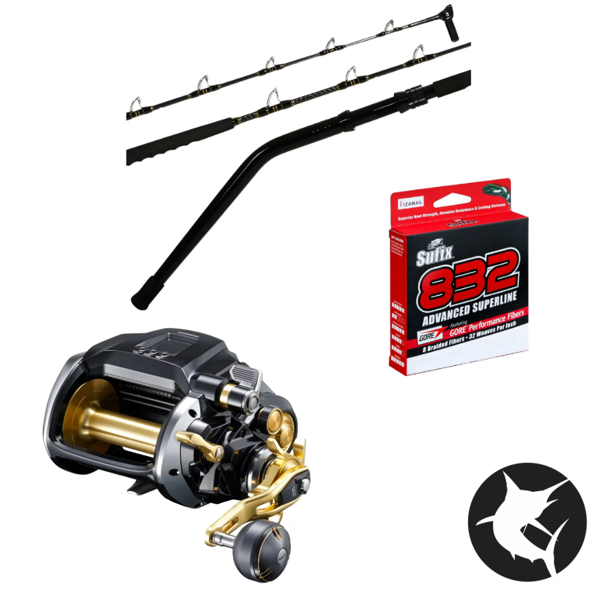 Shimano Deep Drop Electric Reel Combo - Speedmaster Game / Beastmaster 12000