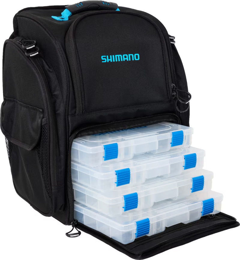 Load image into Gallery viewer, Shimano Large Backpack with Tackle Boxes