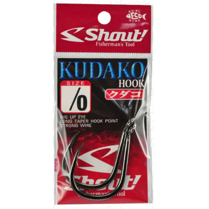 Load image into Gallery viewer, Shout Kudako Black Hook-Hooks - Single-Shout-Size 4/0-Fishing Station