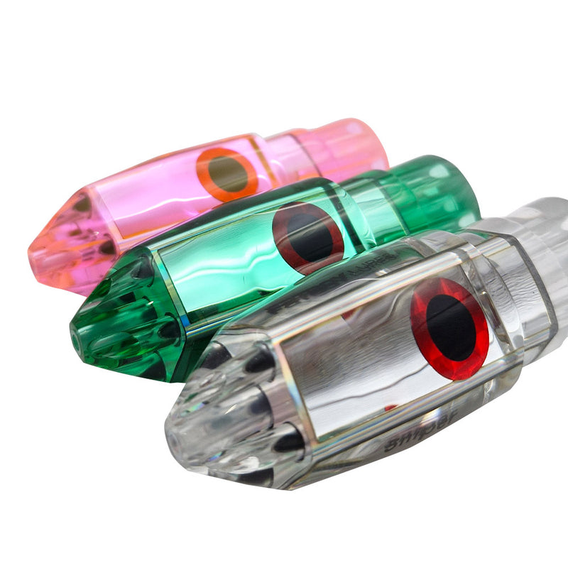 Load image into Gallery viewer, Fatboy Lures 8" Sniper Jet Head Skirted Trolling Lure