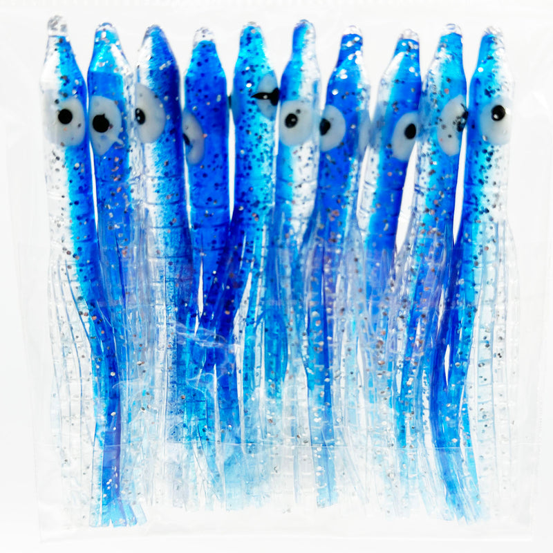 Load image into Gallery viewer, Squid Assist Skirt-Skirt-Trophy Hunter-7cm-Blue/Silver-Fishing Station