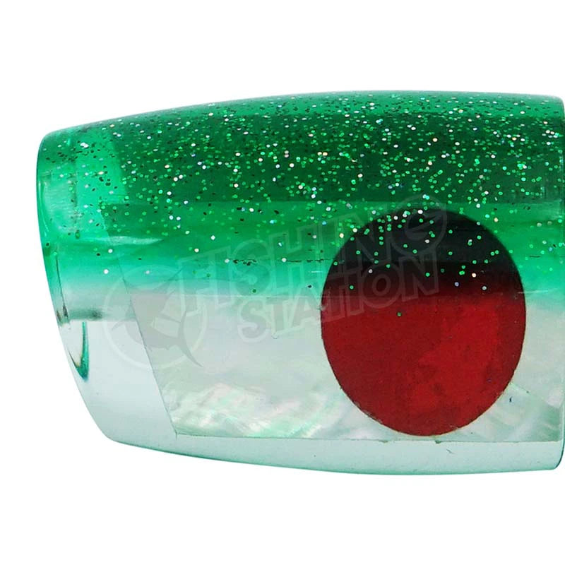 Load image into Gallery viewer, TANTRUM Lures Large Bandit-Lure - Skirted Trolling-Tantrum-Green Head-Fishing Station