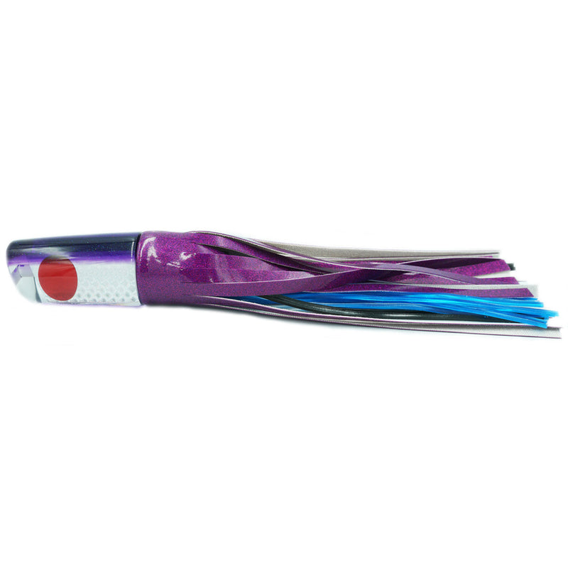 Load image into Gallery viewer, TANTRUM Lures Large Kaboom Vinyl Skirted Trolling Lure-Lure - Skirted Trolling-Tantrum-Magenta/Blue Black Inner-Fishing Station