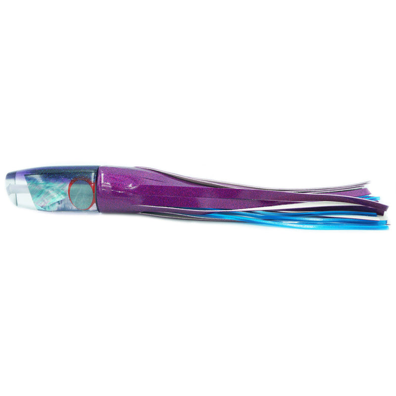 Load image into Gallery viewer, TANTRUM Lures Large Plunger Vinyl Skirted Trolling Lure-Lure - Skirted Trolling-Tantrum-Magenta/Blue Black Inner-Fishing Station