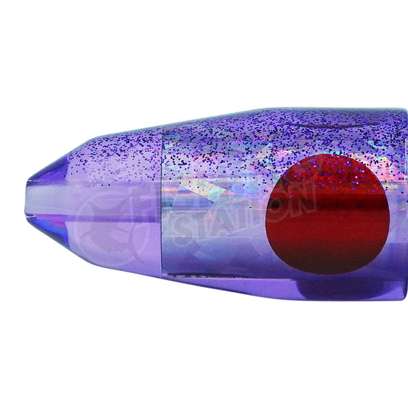 Load image into Gallery viewer, TANTRUM Lures Medium Bullet-Lure - Skirted Trolling-Tantrum-Purple Head-Fishing Station