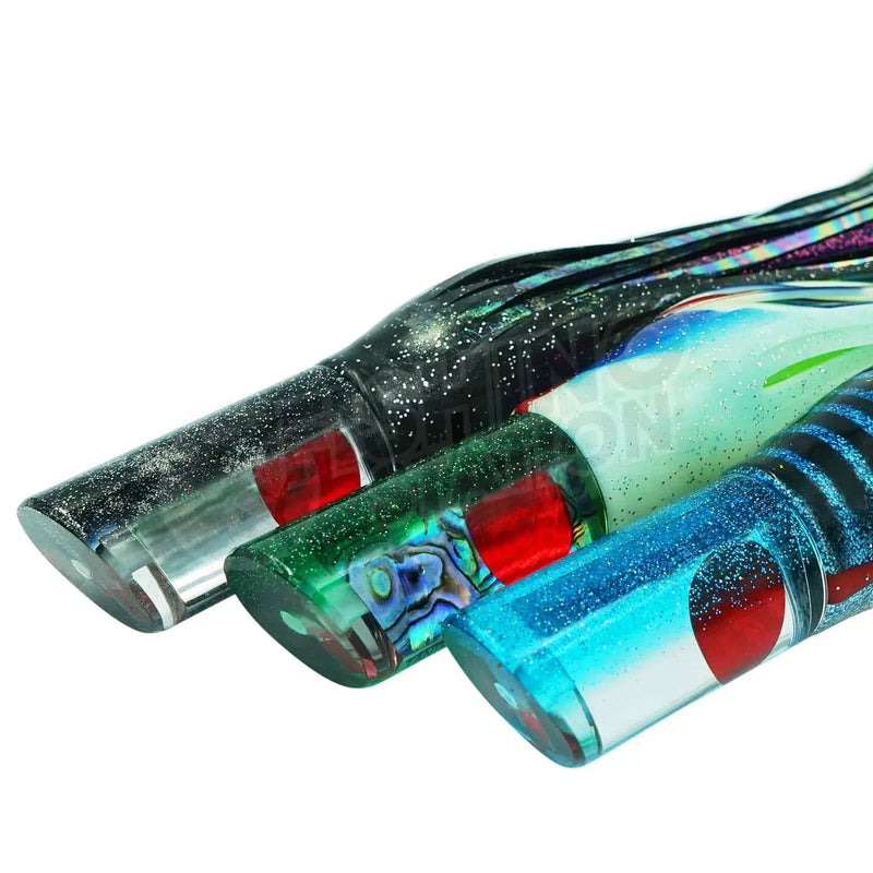 Load image into Gallery viewer, TANTRUM Lures Medium Tube-Lure - Skirted Trolling-Tantrum-Clear Head-Fishing Station