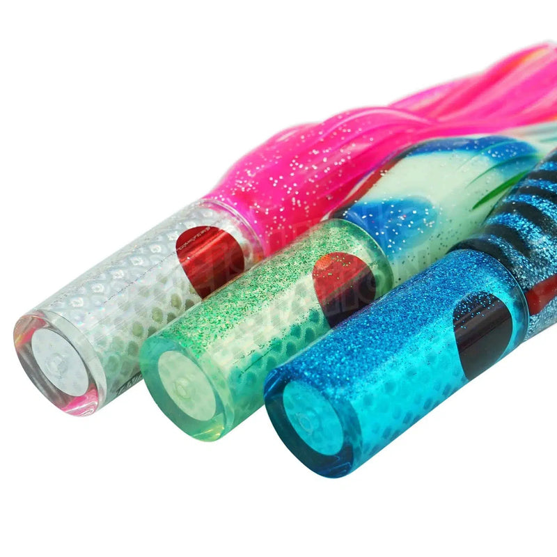 Load image into Gallery viewer, TANTRUM Lures Small AMN-Lure - Skirted Trolling-Tantrum-Clear Head-Fishing Station