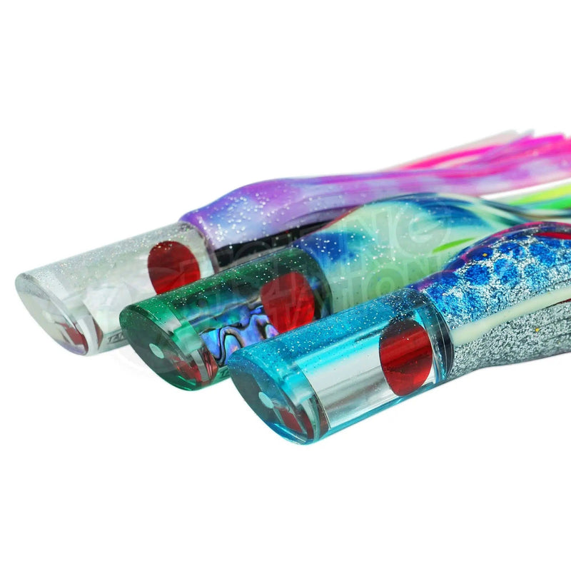 Load image into Gallery viewer, TANTRUM Lures Small Tube-Lure - Skirted Trolling-Tantrum-Black Head-Fishing Station