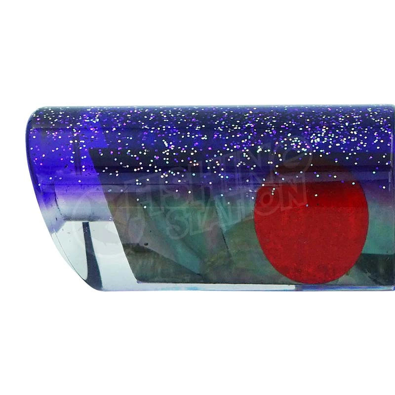 Load image into Gallery viewer, TANTRUM Lures Small Tube-Lure - Skirted Trolling-Tantrum-Purple Head-Fishing Station