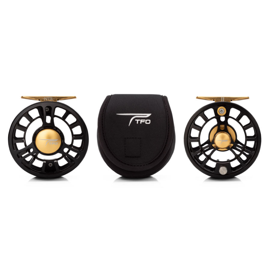 TFO NTR Fly Reel - II - Black/Gold