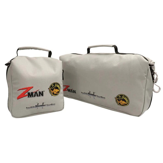 TT Deluxe Z-Man Bait Binder Bag-Tackle Boxes & Bags-Tackle Tactics (TT)-Large-Grey-Fishing Station