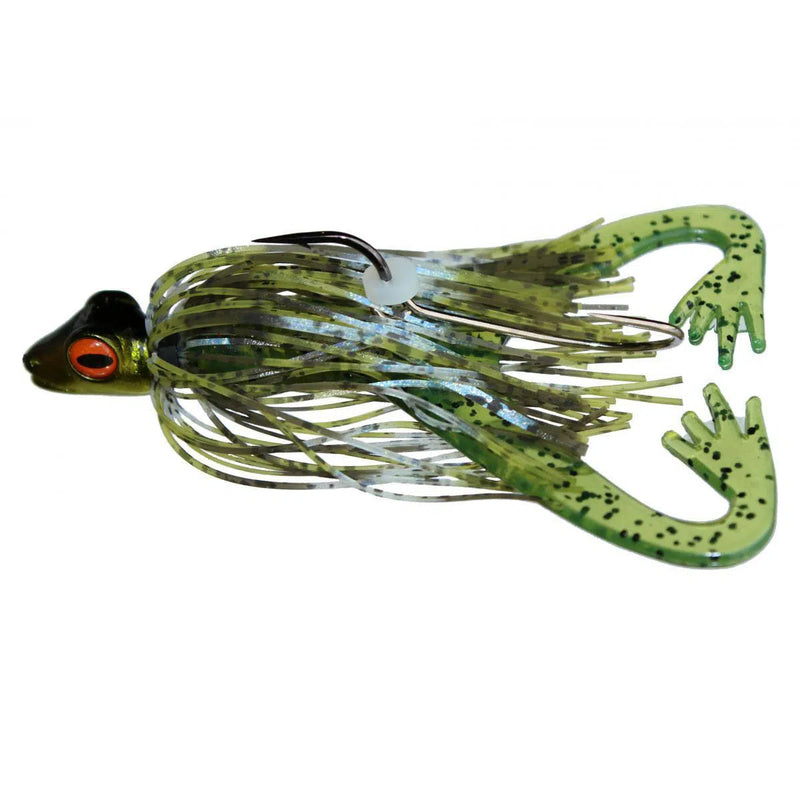 Load image into Gallery viewer, TT FroggerZ Jnr Spinnerbait-Lure - Spinnerbaits & Spinners-Tackle Tactics (TT)-F06 Green Marsh-1/2oz-Fishing Station
